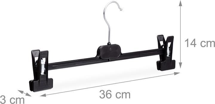 Produktbild Relaxdays Hosenbügel-Clips (10 x)