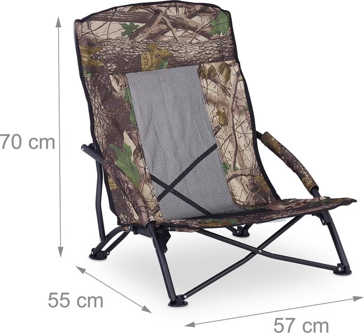 Image du produit Relaxdays Chaise de plage