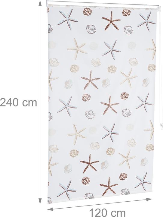 Immagine prodotto Relaxdays Tenda a rullo OCEAN (120 x 5 x 240 cm)