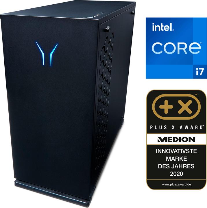 Produktbild Erazer Hunter X20 RTX 4070 Ti (Intel Core i7-14700K, 32 GB, 1 TB, GeForce RTX 4070 Ti)