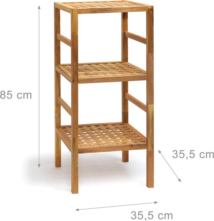 Image du produit Relaxdays Étagère bain (36 x 35.5 x 85 cm)