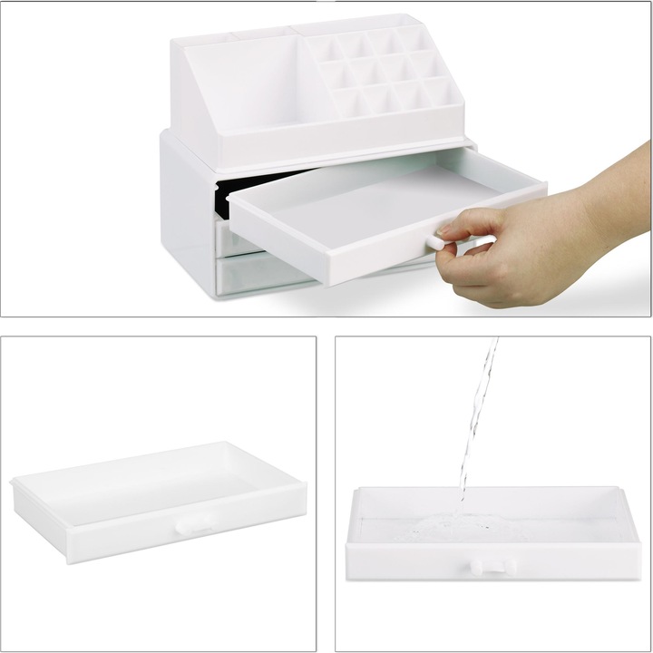 Actual product image Relaxdays Makeup Organizer