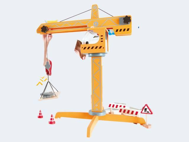 Produktbild Hape Grosser Baukran (10 Teile)