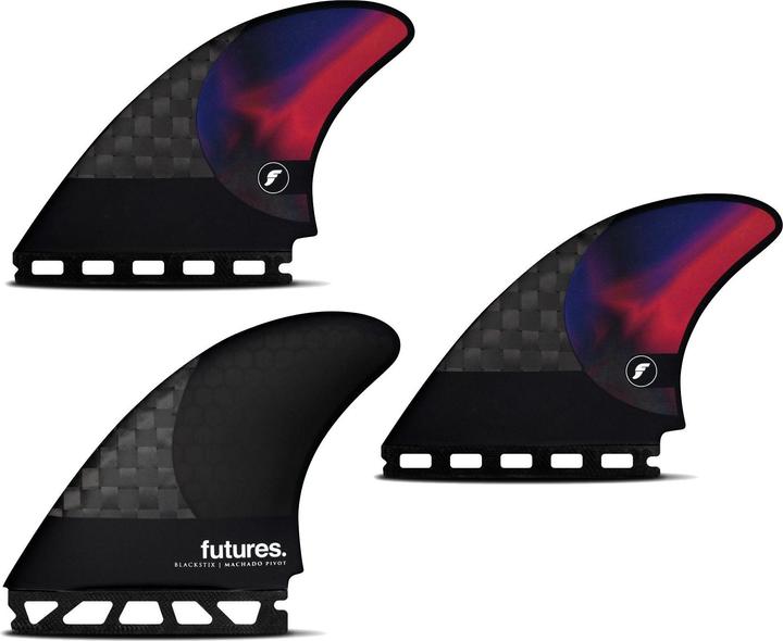 Produktbild Futures Thruster Fin Set Rob Machado Pivot Blkstx