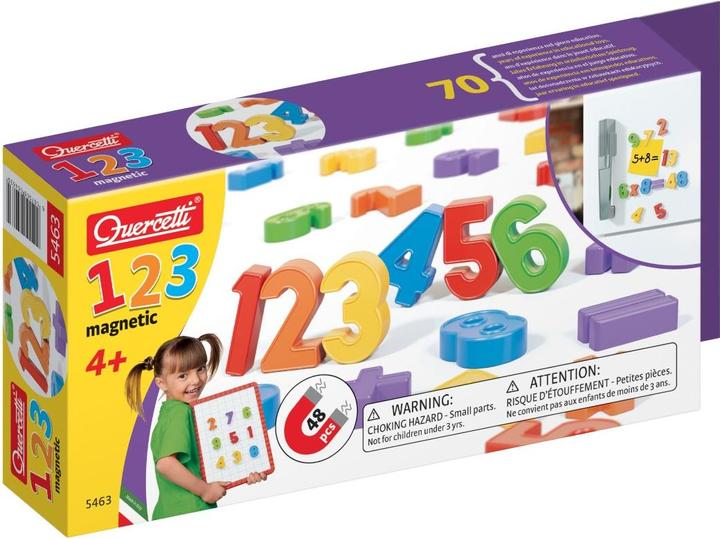 Actual product image Quercetti Magnetic numbers (48 x)