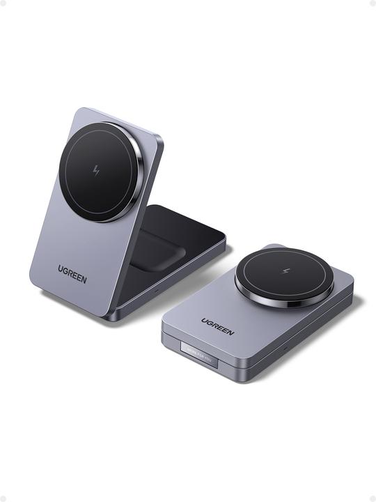 Actual product image Ugreen 2-in-1 Magnetic Wireless Charger (20 W)