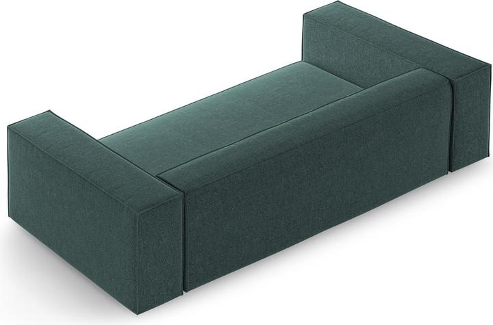 Actual product image Cosmopolitan Design Sofa, "Arendal", 2 Seats, Petrol, 180x102x70 Made in Europe (2 person sofa)