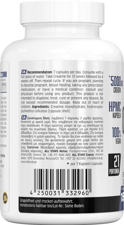 Produktbild All Stars Creatin Mega Caps (150 Stück, Kapseln, 300 g)