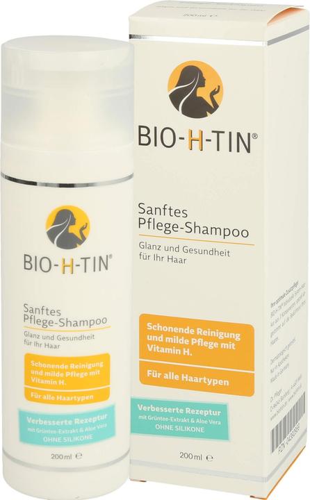 Produktbild Bio-H-Tin Sanftes Pflege-Shampoo, 200 ml Shampoo (200 ml, Flüssiges Shampoo)