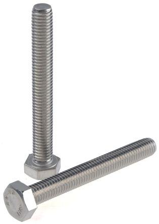 Produktbild RS PRO A2 S/Steel hex head set screw,M8x65mm (1 Schraube pro Stück)