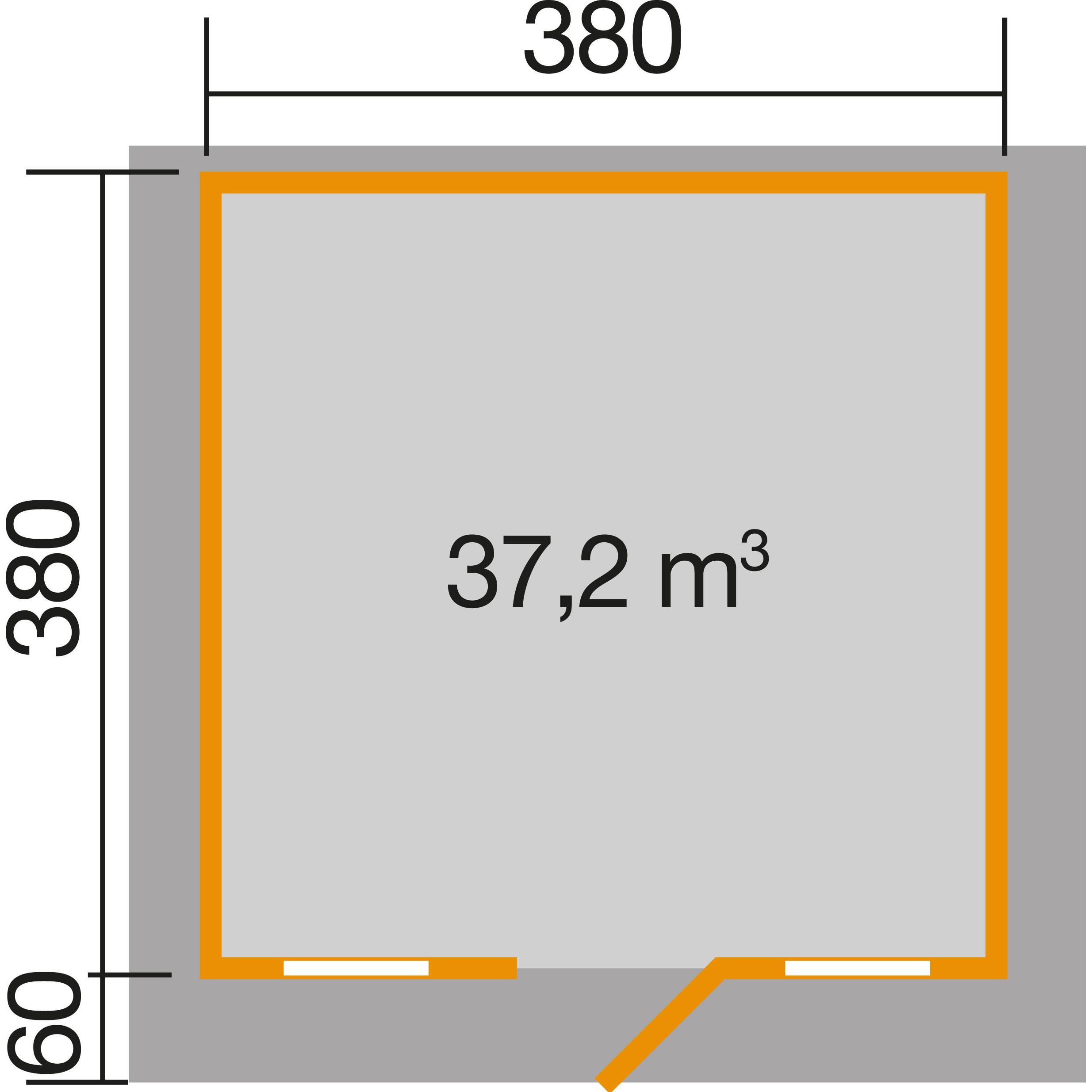 Thumbnail - Weka Holzbau, Gartenhaus + Gartenschrank, Weekendhaus 138 Gr.2