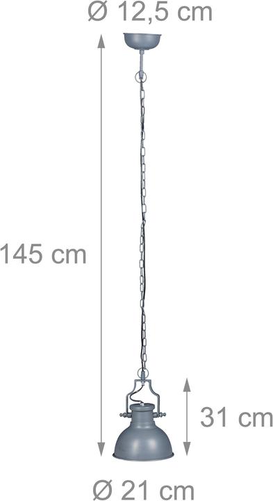 Produktbild Relaxdays Hängelampe (E27)