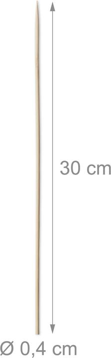 Actual product image Relaxdays Skewers Pack of 500