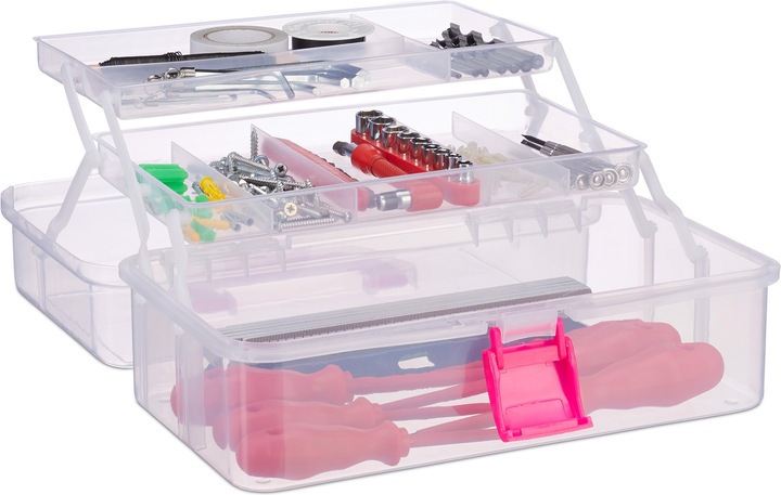 Produktbild Relaxdays Plastikbox (33 x 19.5 x 14 cm)