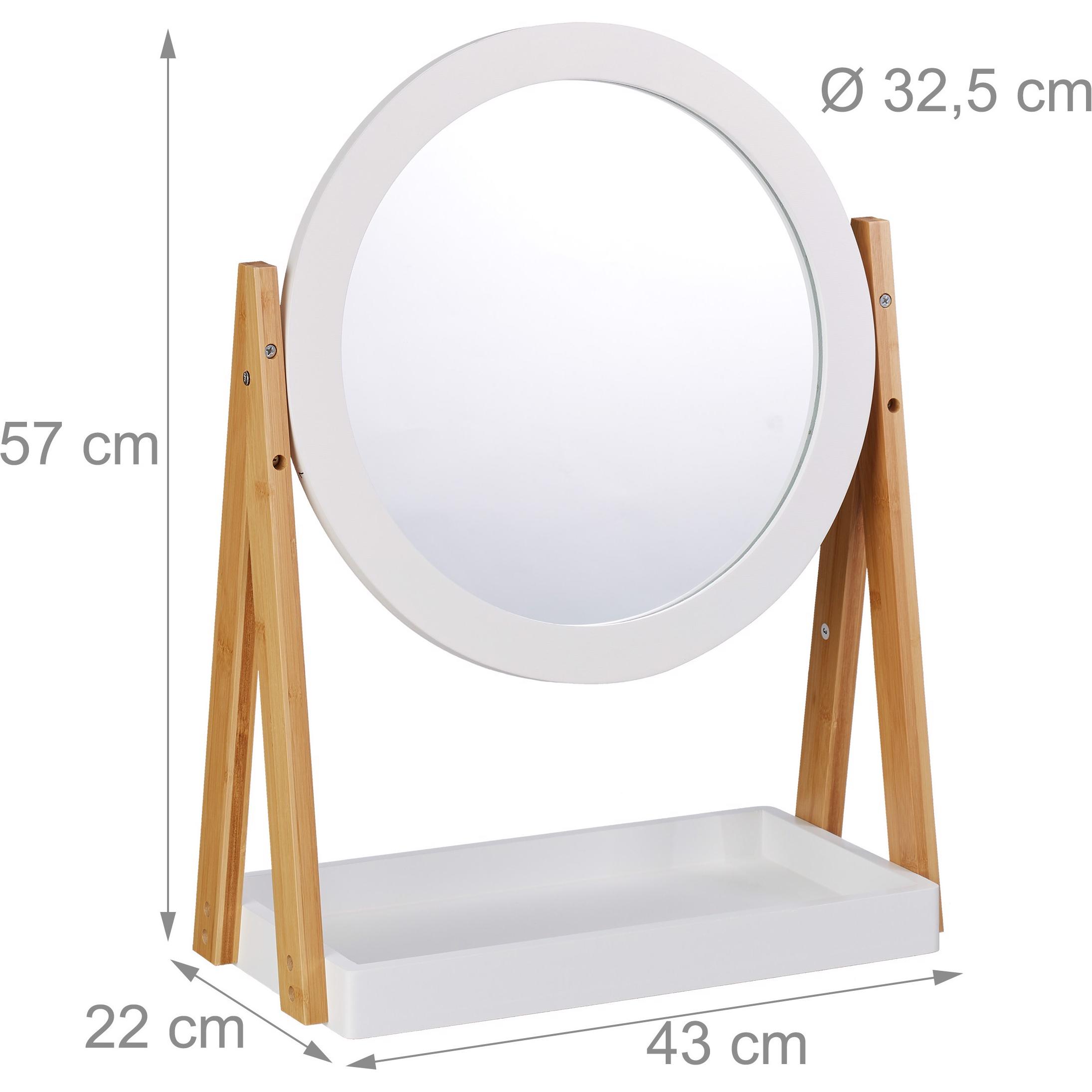 Thumbnail - Relaxdays, Kosmetikspiegel, Kosmetikspiegel (43 x 22 x 57 cm)