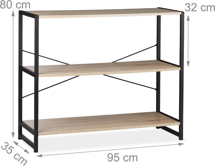 Productafbeelding Relaxdays Rechtopstaande plank (95 x 35 x 80 cm)