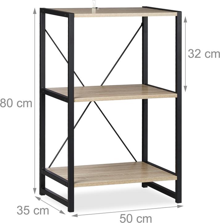 Productafbeelding Relaxdays Standregal (50 x 35 x 80 cm)
