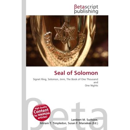 Seal of Solomon, Fachbücher von Lambert M. Surhone, Miriam T. Timpledon, Susan F. Marseken