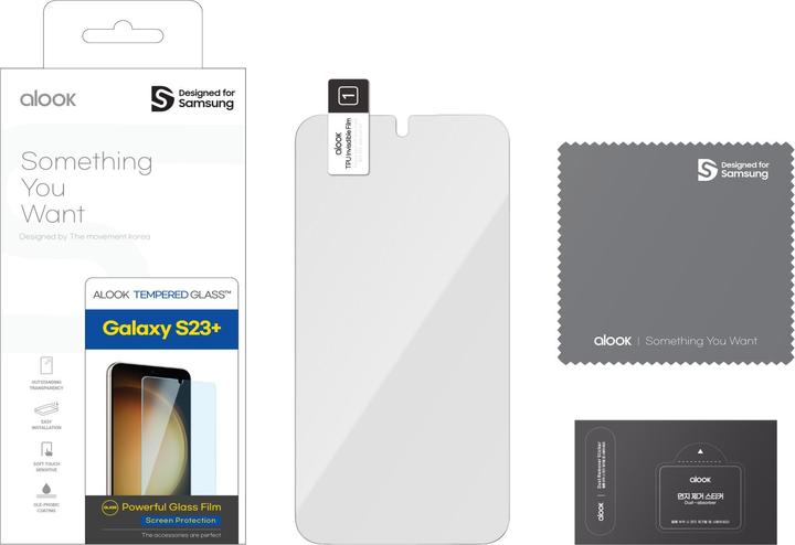 Immagine prodotto Samsung Vetro temperato S23+ (1 pz., Samsung Galaxy S23+)