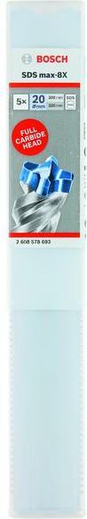 Actual product image Bosch Professional Zubehör Hammer drill with SDS-Max-8X (up to 20 millimetres)