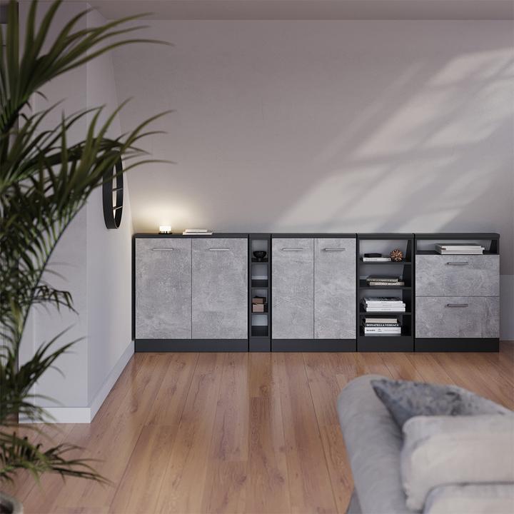 Produktbild Vicco Küchenschrank für Dachschrägen R-Line (80 x 46 x 81.60 cm)