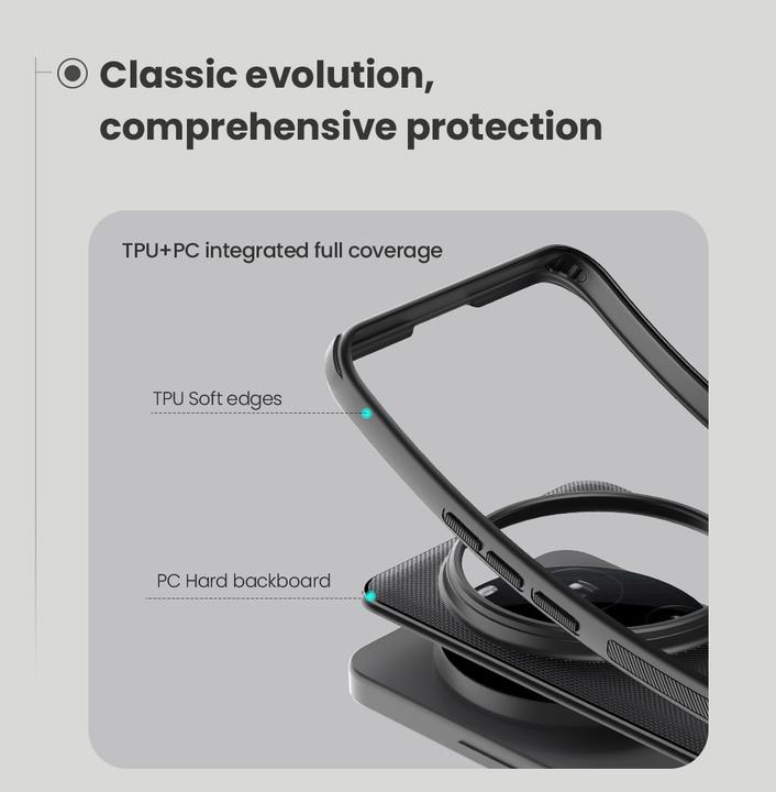 Produktbild Xiaomi Rückwandabdeckung - Nillkin Super Frosted PRO Magnetic Back Cover für 15 Ultra Schwarz (Xiaomi 15 Ultra)