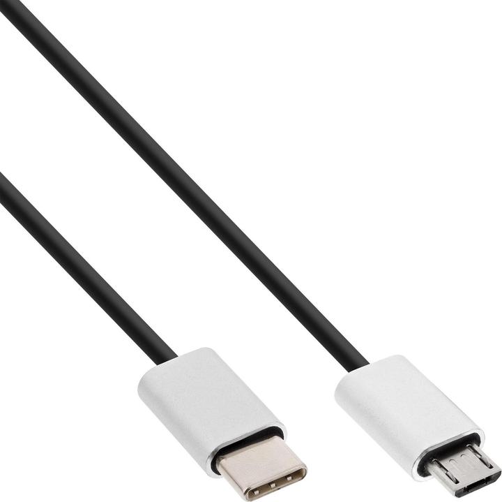 InLine USB C – USB Micro B (0.50 m, USB 2.0, 15 W)
