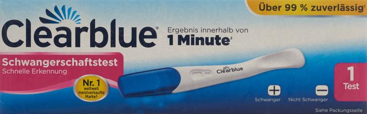 Actual product image Clearblue with discolouring tip (1 x)