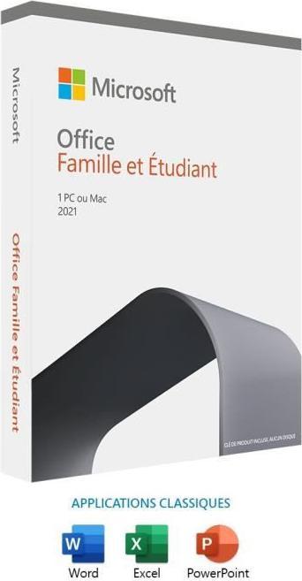 Image du produit Microsoft Office Home & Student 2021 (1 Utilisateur, Illimité)