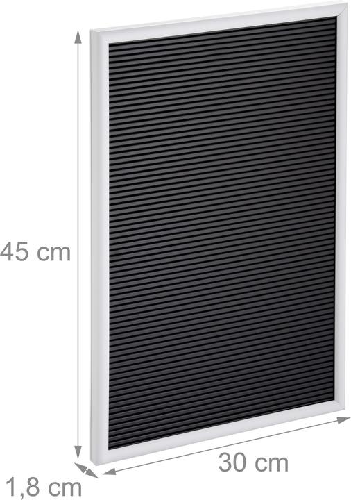 Actual product image Relaxdays Letterboard (Magnet board, 30 x 45 cm)