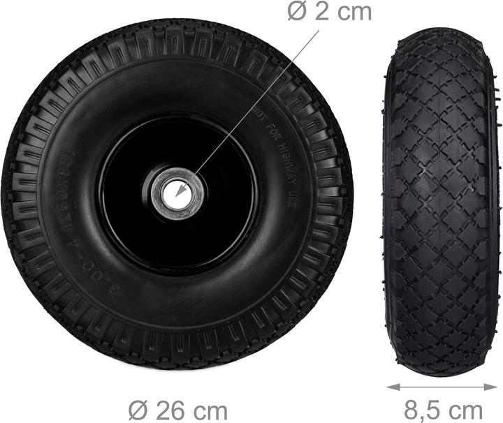 Produktbild Relaxdays Sackkarrenrad