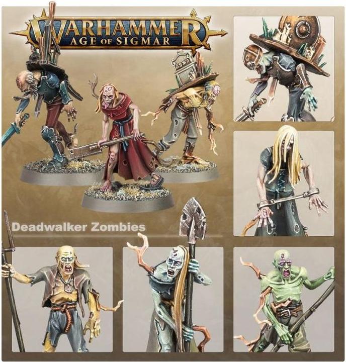 Image du produit Warhammer Fantasy Soulblight Gravelords - Deadwalker Zombies (Matières plastiques)