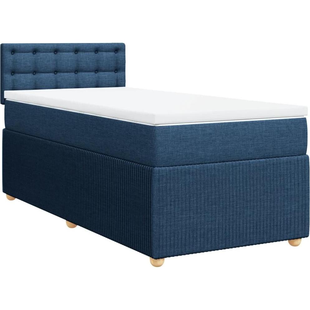 Thumbnail - VidaXL, Bett, Bo x springbett mit Matratze 120 x 190 cm Stoff (120 x 190 cm)