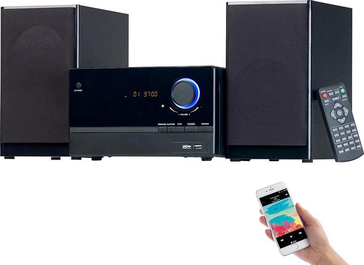 Produktbild Auvisio Micro-Stereoanlage (Bluetooth, WLAN, 2x 15 W)