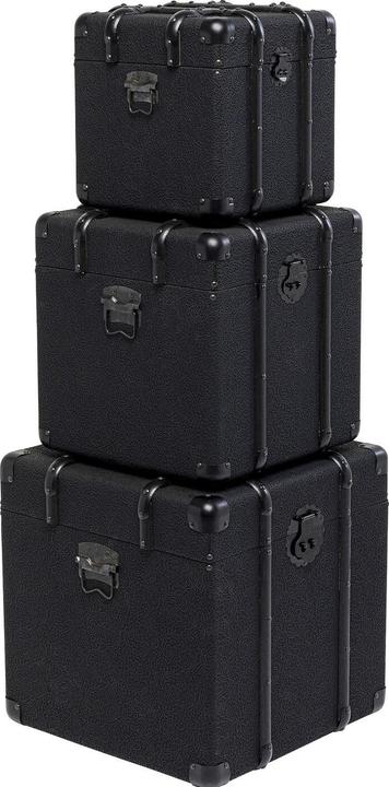 Produktbild Kare Design Truhe Voyage Schwarz (3/Set)