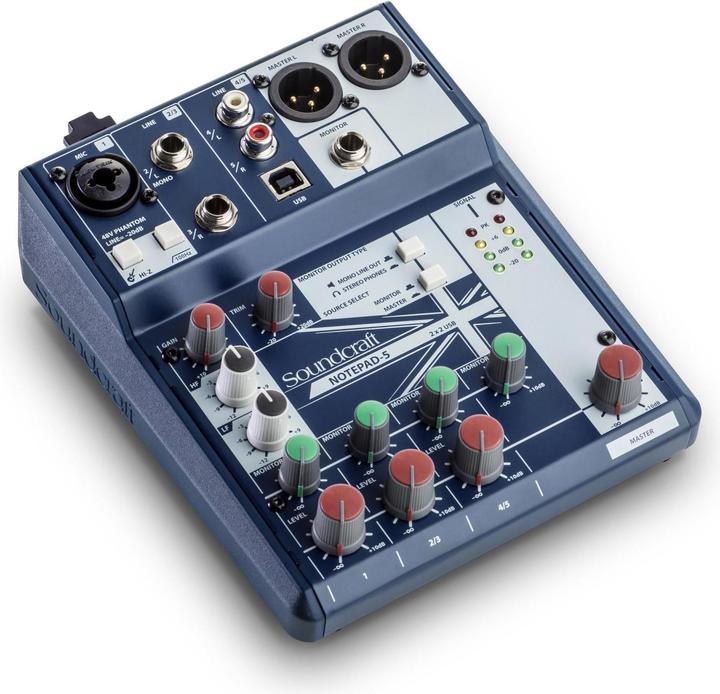 Actual product image Soundcraft notepad-5 (Studio- and Livemixer)