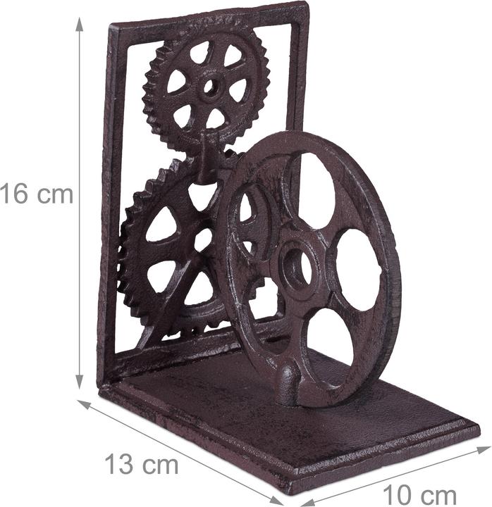 Actual product image Relaxdays Bookend (13 x 10 x 16 cm)