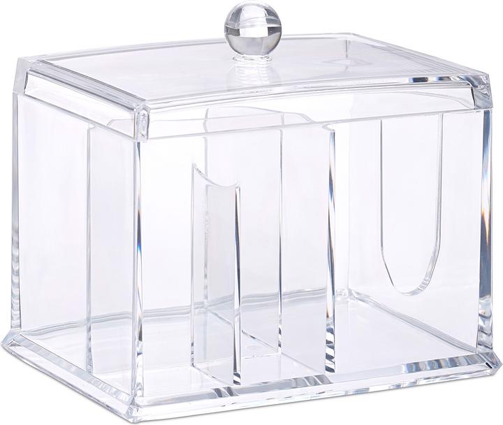 Relaxdays Wattestäbchen Aufbewahrung