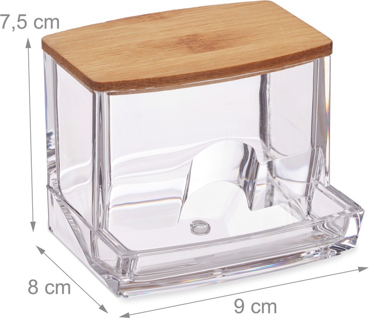 Image du produit Relaxdays Distributeur coton-tiges
