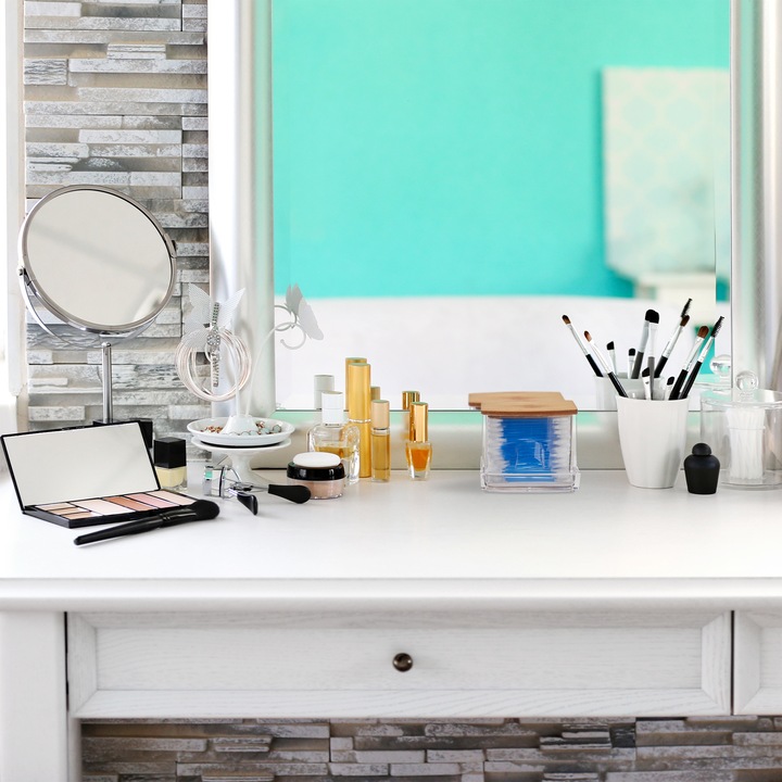 Image du produit Relaxdays Distributeur coton-tiges