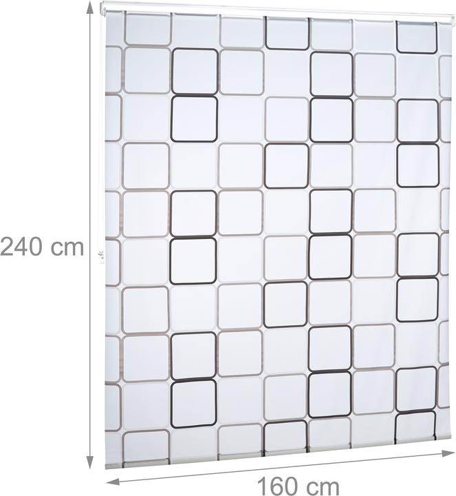 Image du produit Relaxdays Store de douche Carré (160 x 5 x 240 cm)