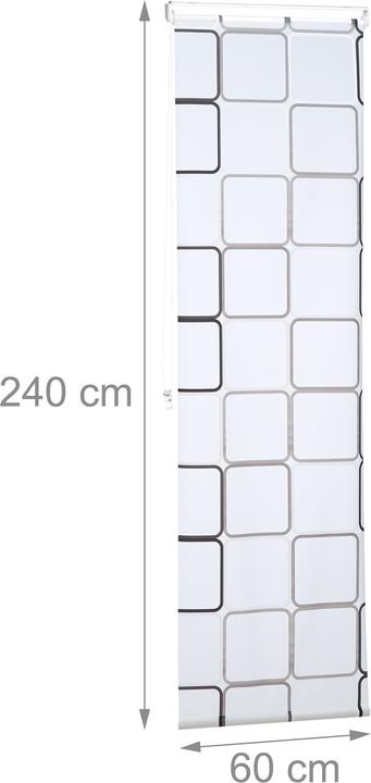 Immagine prodotto Relaxdays Tenda a rullo SQUARE (60 x 5 x 240 cm)