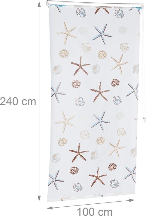Image du produit Relaxdays Store de douche Océan (100 x 5 x 240 cm)