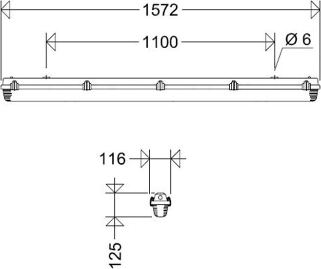 Produktbild Schuch SCHU LED-Feuchtraumwannenleuchte (3590 lm)