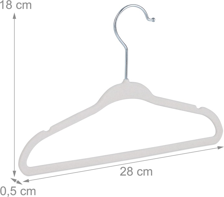 Actual product image Relaxdays Children clothes hanger (50 x)