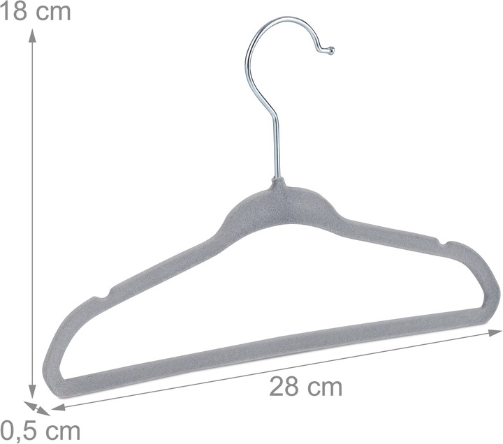 Actual product image Relaxdays Kinderkleiderbügel (50 x)
