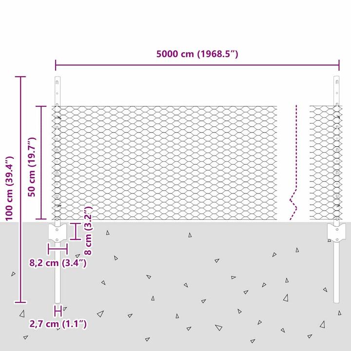 Produktbild vidaXL Gartenzaun