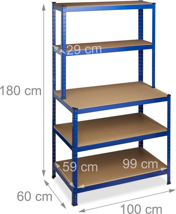 Produktbild Relaxdays Schwerlastregal