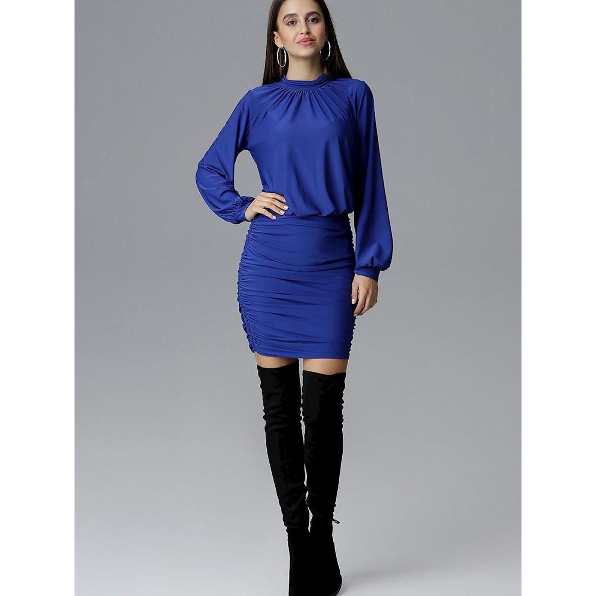 Figl, Damen, Kleider, Cocktailkleid, Blau, (L)