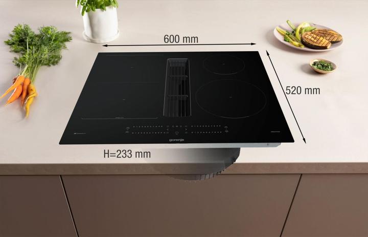 Produktbild Gorenje Eingebautes Kochfeld GEH6432BSCWF (60 cm, Induktionskochfeld)